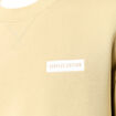 Sweat col rond manches longues beige homme