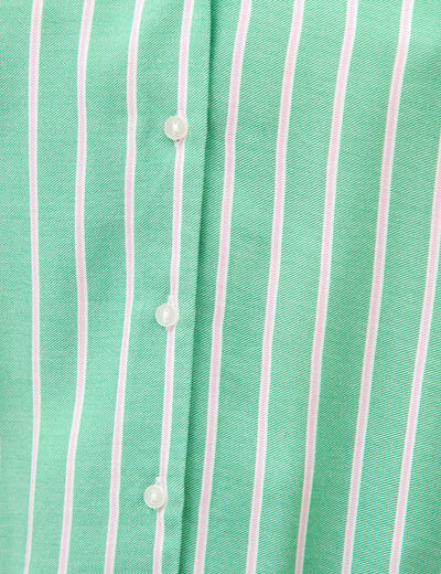 Chemise manches 3/4 vert menthe femme