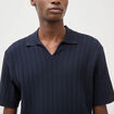 Polo manches courtes bleu marine homme