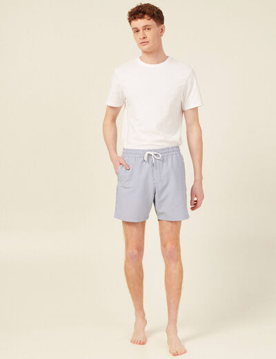 Short de bain bleu foncé homme