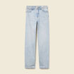 Jeans large taille standard denim snow bleu femme