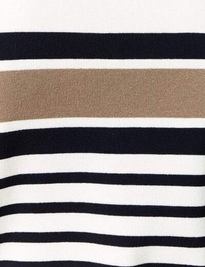 Pull manches longues ecru homme