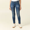 Jeans skinny push up 7/8ème denim stone femme