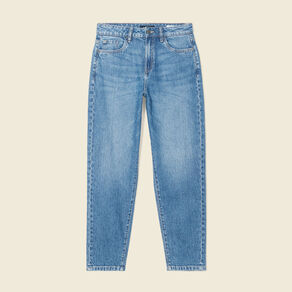 Jeans mom 7/8ème denim stone femme