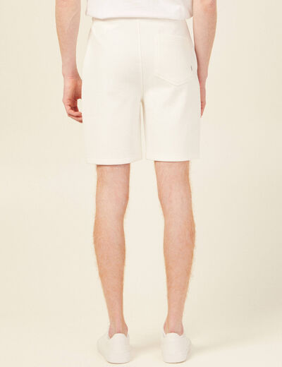 Short éco-responsable ecru homme
