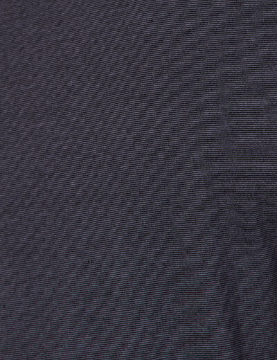 T-shirt cintr&eacute; col rond manches courtes bleu fonc&eacute; homme