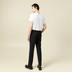 Pantalon slim cigarette noir homme