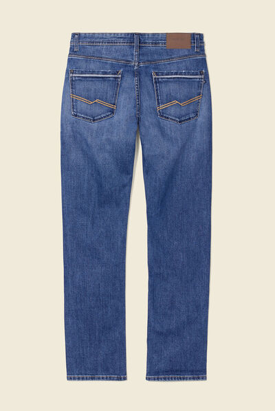 Jeans regular 5 poches denim double stone homme