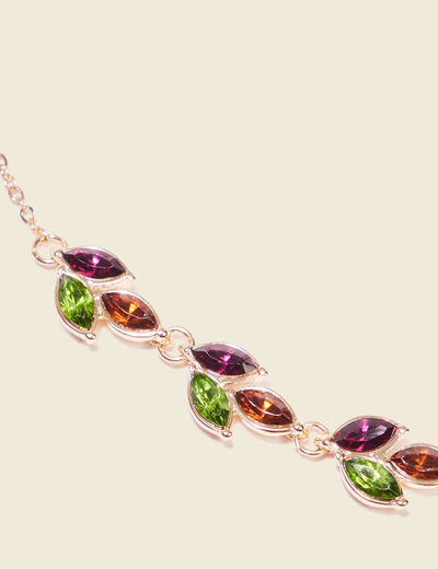 Collier vert olive femme