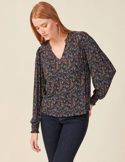 T-shirt éco-responsable multicolore femme
