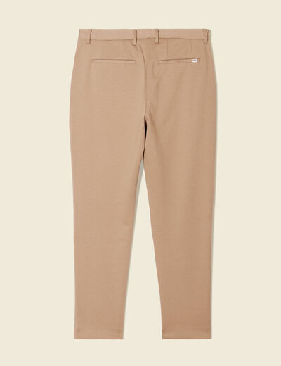 Pantalon chino slim beige homme