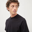 T-shirt en coton manches courtes noir homme