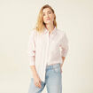 Chemise éco-responsable rose clair femme