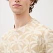 T-shirt manches courtes beige moyen homme