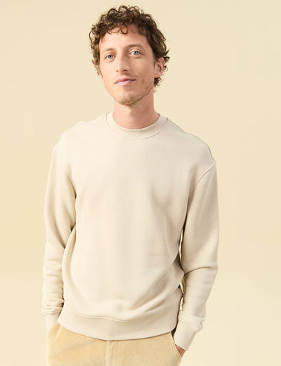 Sweat manches longues sable homme
