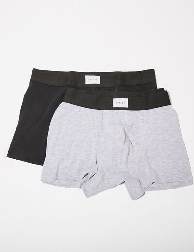 Lot 2 boxers noir homme