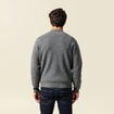 Pull col v gris fonc&eacute; homme