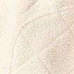 Blouson bouclette creme femme