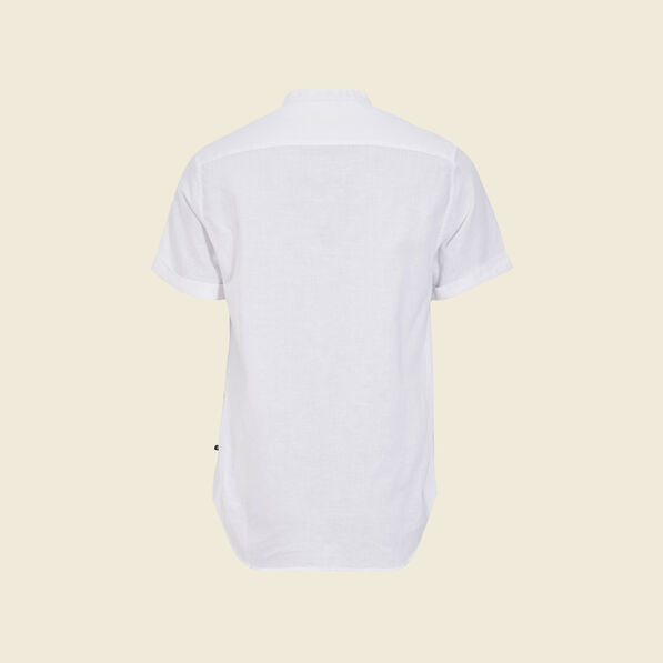 Chemise manches courtes blanc homme