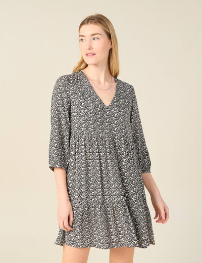 Robe éco-responsable noir femme