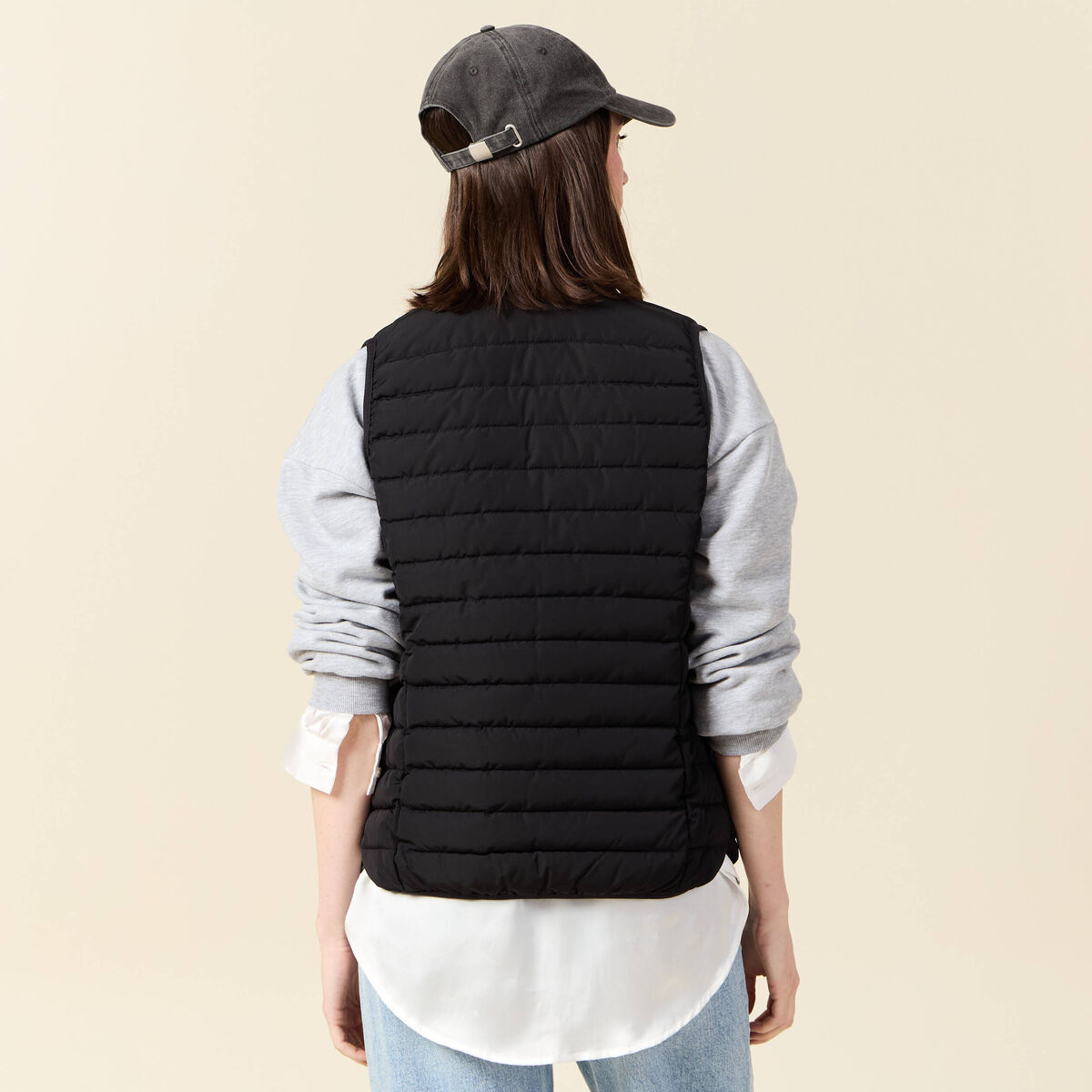 Doudoune éco-responsable noir femme
