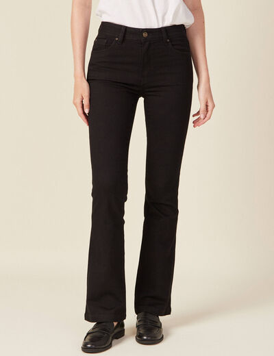 Jeans Yoko - bootcut denim noir femme