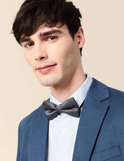Noeud de papillon bleu marine homme