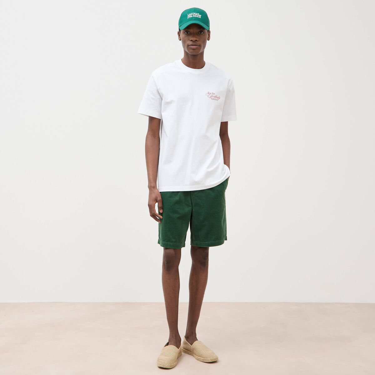 T-shirt en coton blanc homme