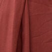 Robe sans manches col v marron cognac femme