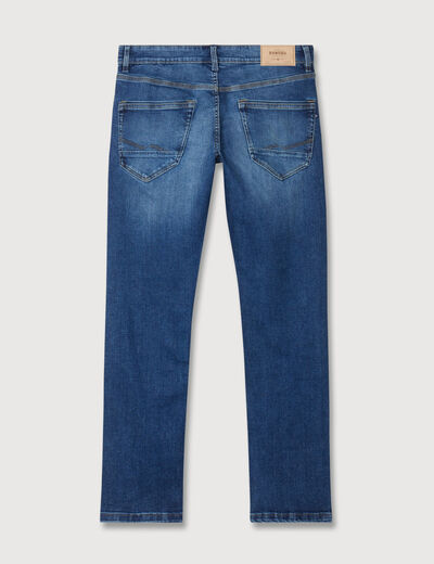 Jeans straight longueur 32 denim stone homme