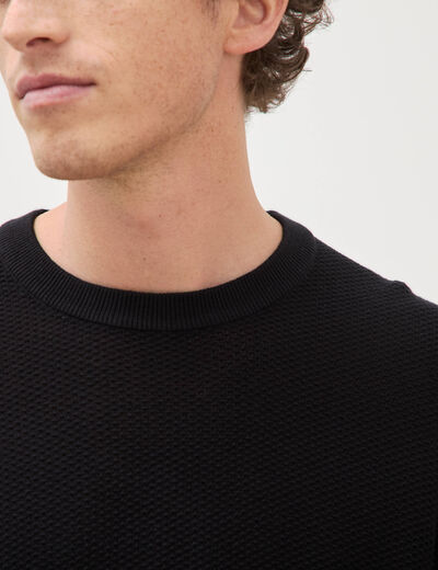T-shirt en coton noir homme
