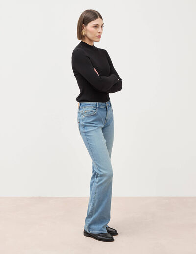 Jeans bootcut bleu femme