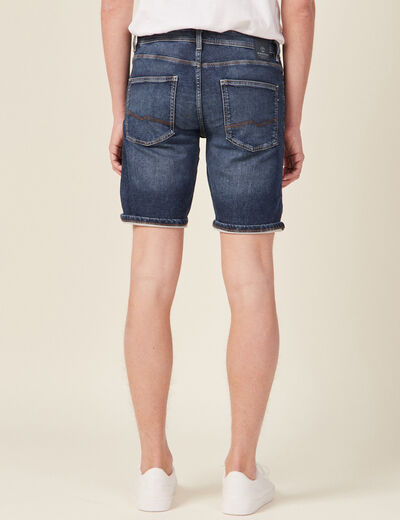 Bermuda éco-responsable denim brut homme