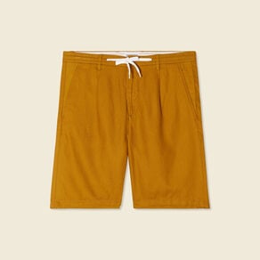 bermuda droite a coulisse camel homme Bermuda droite à coulisse camel homme