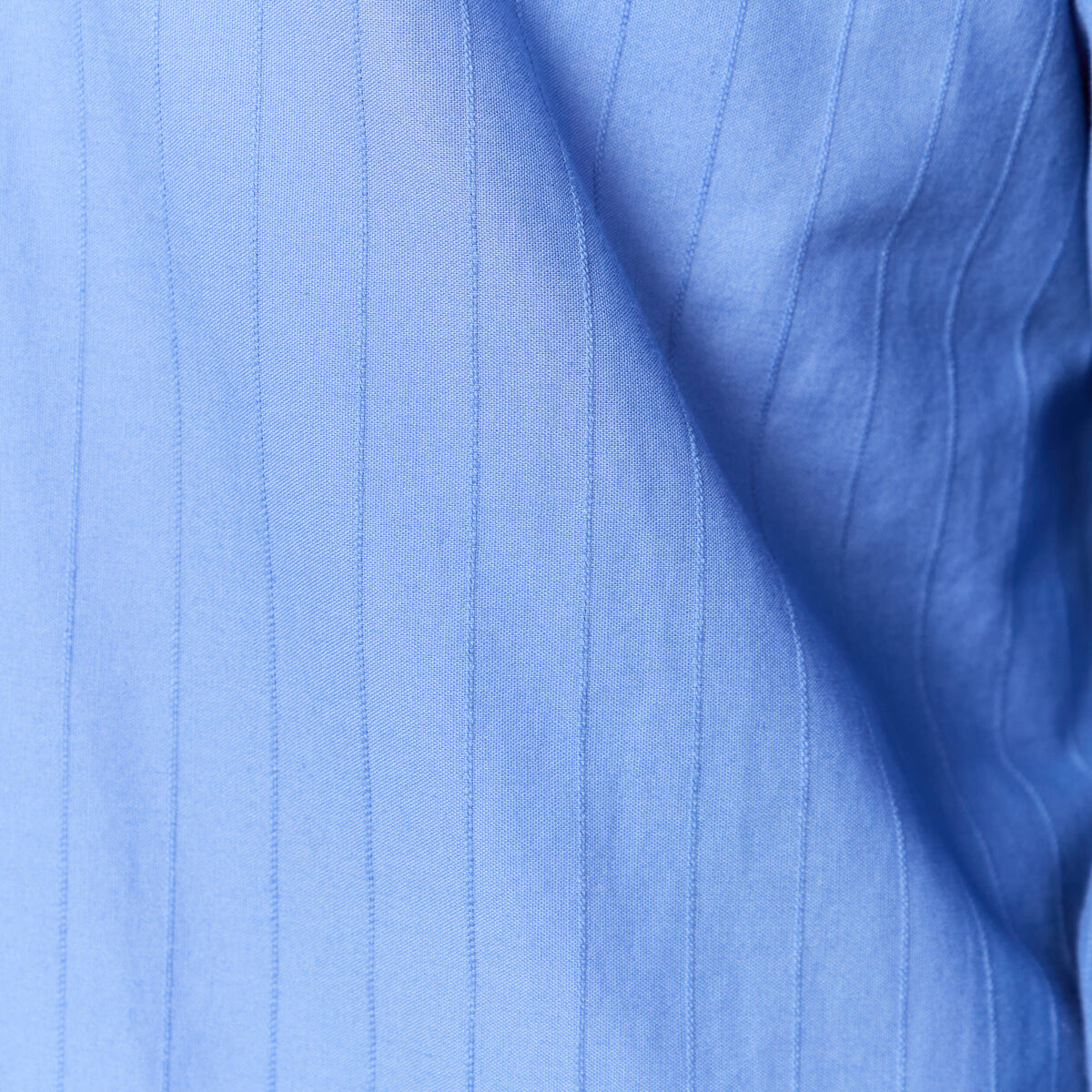Chemise oversize en coton bleu ciel femme