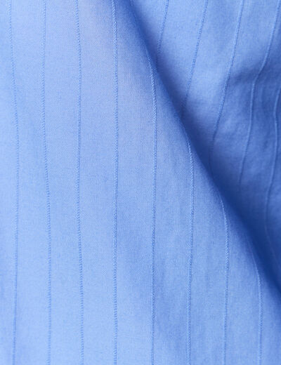 Chemise oversize en coton bleu ciel femme