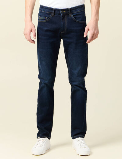 Jeans slim 5 poches denim brut homme