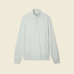 Sweat col camionneur vert clair homme