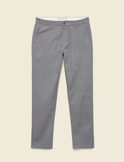 Pantalon regular longueur 32 gris homme
