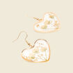 Boucles d'oreilles pendantes couleur or femme