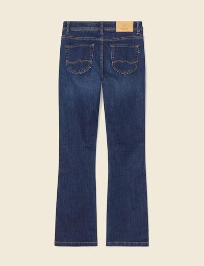 Jeans bootcut denim brut femme
