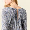 T-shirt manches longues bleu clair femme