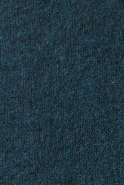 Robe pull éco-responsable bleu canard femme