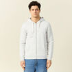 Sweat éco-responsable gris homme