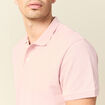 Polo éco-responsable rose pastel homme