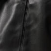 Blouson ajusté simili cuir noir femme