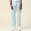 Jeans large charpentier denim bleach homme