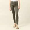 Pantalon Audrey - skinny push up vert kaki femme