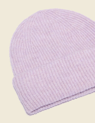 Bonnet mauve femme