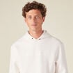 Sweat à capuche ecru homme